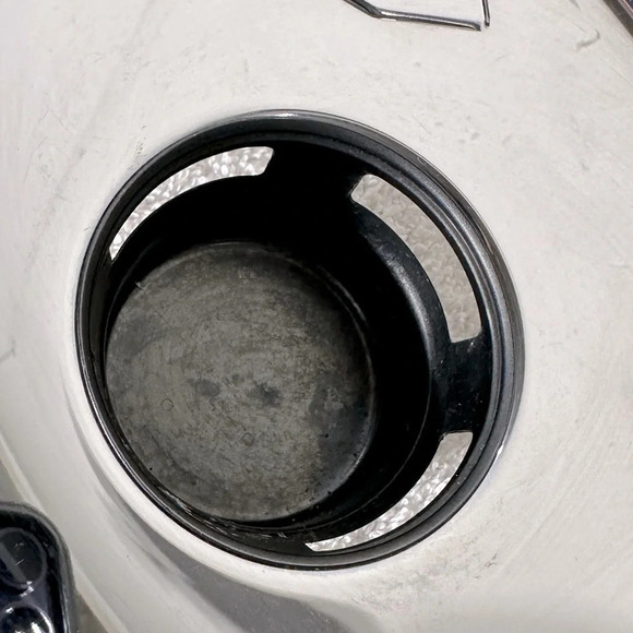 Vintage MCM Chrome Footed Casserole Server Warmer Stand Atomic Age Trivet - Picture 7 of 9